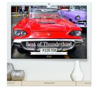 Best of Thunderbird - Ein Star unter Havannas Oldtimern (hochwertiger Premium Wandkalender 2026 DIN A2 quer), Kunstdruck in Hochglanz: Ein Ford Thunderbird aus dem Jahre 1958 in Havanna