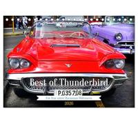 Best of Thunderbird - Ein Star unter Havannas Oldtimern (Tischkalender 2026 DIN A5 quer), CALVENDO Monatskalender: Ein Ford Thunderbird aus dem Jahre 1958 in Havanna
