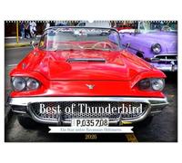 Best of Thunderbird - Ein Star unter Havannas Oldtimern (Wandkalender 2026 DIN A2 quer), CALVENDO Monatskalender: Ein Ford Thunderbird aus dem Jahre 1958 in Havanna