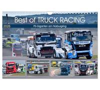 Best of TRUCK RACING (Wandkalender 2026 DIN A4 quer), CALVENDO Monatskalender: Spektakuläre und actionreiche Rennszenen der PS-Giganten auf dem Nürburgring