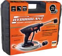 HYDROBLAST Le Pistolet Nettoyeur à Pression - MYBO TV - sans Fil, Rechargeable, portatif. Fonctionne sur Batterie. Peut s'utiliser avec Un Seau d'eau/raccordé au Robinet ou avec Une Bouteille d'eau