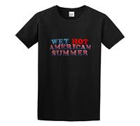 Best of Wet Hot AmericanRetro Vintage Men's T-Shirt Unisex Black Cotton Print Tee Shirts M