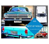 BEST OF WOLGA - Der sowjetische Oldtimer GAZ-24 (Wandkalender 2026 DIN A3 quer), CALVENDO Monatskalender: Die sowjetische Limousine Wolga unterwegs in Kuba