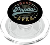 Best Papaw Ever Father's Day Papaw Gifts Vintage Emblem PopSockets PopGrip pour MagSafe