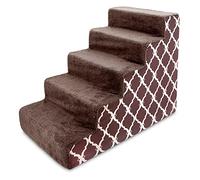 Best Pet Supplies Escaliers et marches en Mousse pour Chiens et Chats de Petite Taille, Support antidérapant équilibré à l'intérieur pour Animaux de Compagnie, Rampe pour Chien, Pas de Montage