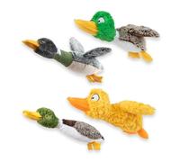 Best Pet Supplies Jouet en Peluche couinant pour Chien - Canard, M | Stimule l'instinct de jeu, doux pour les dents, couine et se froisse, idéal pour petits et moyens chiens