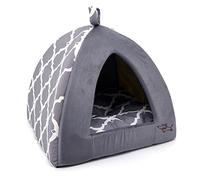 Best Pet Supplies Lit Doux pour Chien et Chat en Lin à Carreaux Taille XL