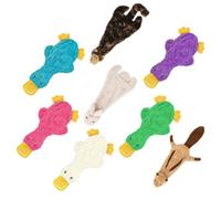 Best Pet Supplies Lot de 4 Jouets couineurs interactifs à mâcher pour Chien, pour Les Chiens Petits, Moyens et Grands Qui Aiment Jouer à la Balle - Styles et Couleurs variés, Taille M