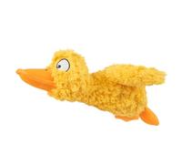 Best Pet Supplies Lot de 4 Jouets couineurs interactifs à mâcher pour Chien, pour Les Chiens Petits, Moyens et Grands Qui Aiment Jouer à la Balle - Ducky Doodle (Jaune), Taille L