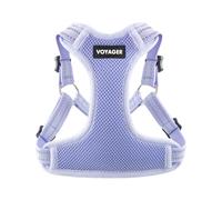 Best Pet Supplies Voyager Harnais réglable respirant anti-traction pour chiens de petite, moyenne et grande taille, harnais robuste pour la marche, le jogging, facile à installer, bandes