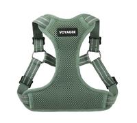 Best Pet Supplies Voyager Harnais réglable Respirant Anti-Traction pour Chiens de Petite, Moyenne et Grande Taille, Harnais pour la Promenade, Le Jogging, Facile à Installer, Bandes réfléchissantes