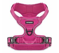 Best Pet Supplies Voyager Harnais sans-Tirer Avant Gamme Harnais réglable avec Technologie 3 m réfléchissant