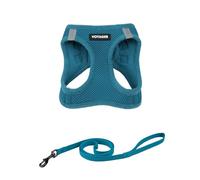 Best Pet Supplies Voyager Step-in Air Ensemble Harnais en Maille résistante aux intempéries pour Chats de Petite et Grande Taille, Turquoise, Taille XXXS (Tour de Poitrine 27,9 à 30,5 cm)