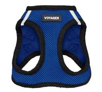 Best Pet Supplies Voyager Step-in Air - Harnais en Maille résistante aux intempéries pour Chiens de Petite et Moyenne Taille, Harnais (Bleu Roi/Bordure Noire), Taille L