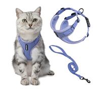 Best Pet Supplies Voyager Step-in Lock Ensemble Harnais réglable pour Chat avec poignée en néoprène - Convient aux Chats de Petite, Moyenne et Grande Taille - Lavande, Taille M