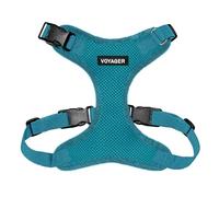 Best Pet Supplies Voyager Step-in Lock Harnais en Maille résistante aux intempéries pour Animaux de Compagnie, Harnais réglable pour Chats et Chiens, Turquoise, Taille XL