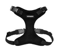 Best Pet Supplies Voyager Step-in Lock Harnais en Maille résistante aux intempéries pour Animaux de Compagnie, Harnais réglable pour Chats et Chiens, Noir, Taille XL