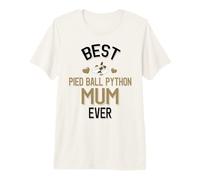 Best Pied Balle Python Mum Ever Cute Piebald Snake T-Shirt Haut de Gamme