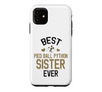 Best Pied Balle Python Sister Ever Cute Piebald Snake Coque pour iPhone 11