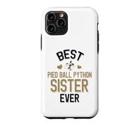 Best Pied Balle Python Sister Ever Cute Piebald Snake Coque pour iPhone 11 Pro