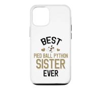 Best Pied Balle Python Sister Ever Cute Piebald Snake Coque pour iPhone 12/12 Pro