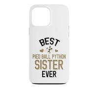 Best Pied Balle Python Sister Ever Cute Piebald Snake Coque pour iPhone 13 Pro Max