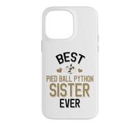 Best Pied Balle Python Sister Ever Cute Piebald Snake Coque pour iPhone 14 Pro Max