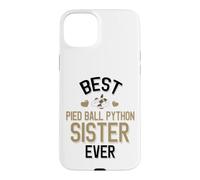 Best Pied Balle Python Sister Ever Cute Piebald Snake Coque pour iPhone 15 Plus