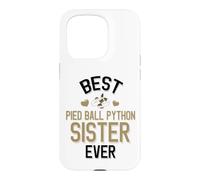 Best Pied Balle Python Sister Ever Cute Piebald Snake Coque pour iPhone 15 Pro