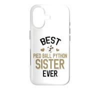 Best Pied Balle Python Sister Ever Cute Piebald Snake Coque pour iPhone 17