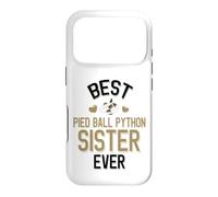 Best Pied Balle Python Sister Ever Cute Piebald Snake Coque pour iPhone 17 Pro