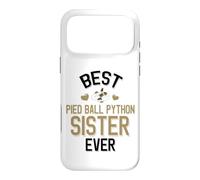 Best Pied Balle Python Sister Ever Cute Piebald Snake Coque pour iPhone 17 Pro Max