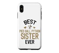 Best Pied Balle Python Sister Ever Cute Piebald Snake Coque pour iPhone XS Max