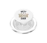 Best Pied Balle Python Sister Ever Cute Piebald Snake PopSockets PopGrip pour MagSafe