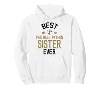Best Pied Balle Python Sister Ever Cute Piebald Snake Sweat à Capuche
