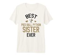 Best Pied Balle Python Sister Ever Cute Piebald Snake T-Shirt Haut de Gamme