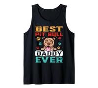 Best Pit Bull Daddy Ever for Dad Funny Dogs Lovers Débardeur