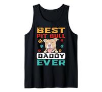 Best Pit Bull Daddy Ever for Dad Funny Dogs Lovers Débardeur