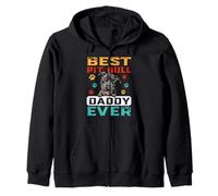 Best Pit Bull Daddy Ever for Dad Funny Dogs Lovers Sweat à Capuche