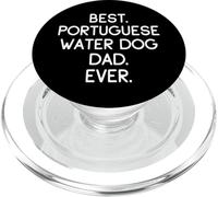 Best Portuguese Water Dog Dad Ever Cão de Água Português PopSockets PopGrip pour MagSafe