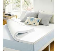 Best Price Mattress 3 inch Gel Memory Foam Mattress Topper with Cover, CertiPUR-US Certified, Dorm Essentials, Short Queen