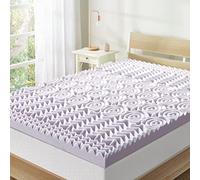 Best Price Mattress Mellow Surmatelas rafraîchissant en Mousse à mémoire de Forme 5 Zones infusée de Lavande 7,6 cm