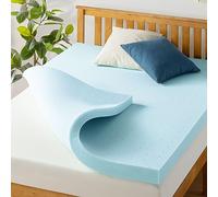 Best Price Mattress Surmatelas en Mousse à mémoire de Forme ventilé de 10,2 cm - Infusion de Gel rafraîchissant - Certifié CertiPUR-US