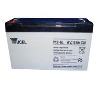 Best Price Square Battery, Lead Acid 6V 12AH, YUCEL Y12-6L by YUASA