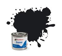 Best Price Square Humbrol 14ml No. 1 Tinlet Enamel Paint 21 (Black Gloss)
