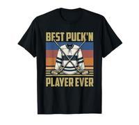 Best Puck'n Player Ever Retro Hockey Player Ever Sport T-Shirt