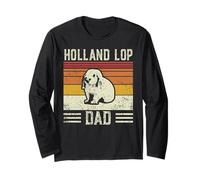 Best Rabbit Dad Men - Vintage Holland Lop Manche Longue