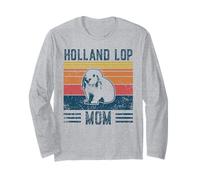 Best Rabbit Mom Women - Vintage Holland Lop Manche Longue
