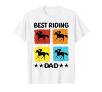 Best Riding Dad Horse Riding Horse Rider Equitation T-Shirt