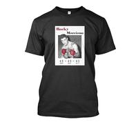 Best Rocky Marciano Fighter Boxing Score American T-Shirt Size S-2XL BlackX-Large